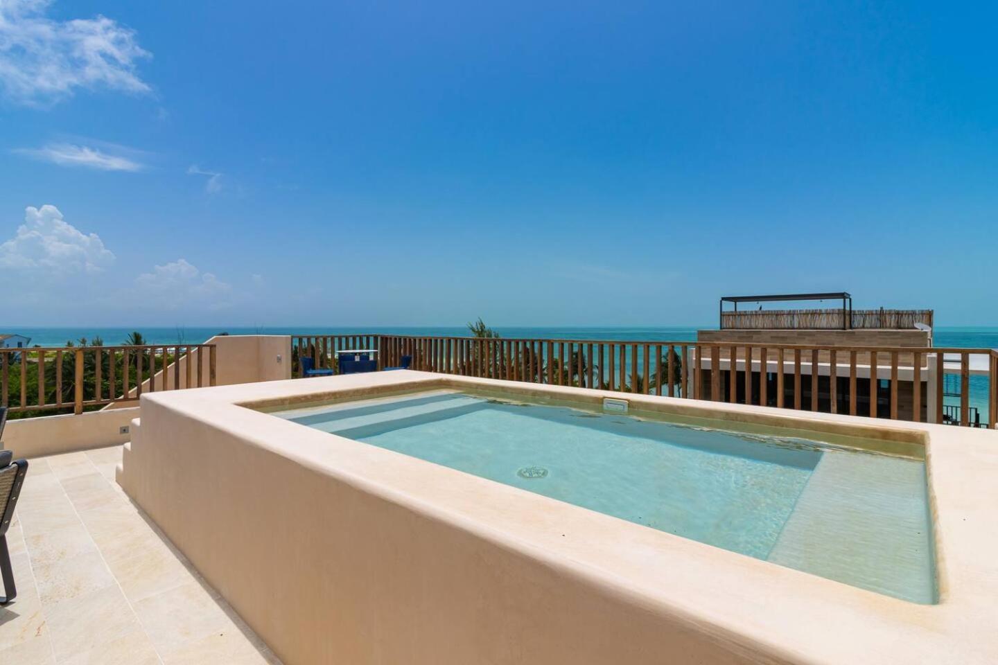 Penthouse Con Alberca Privada Y Hermosas Vistas Al Mar - A301 جزيرة هول بوكس المظهر الخارجي الصورة