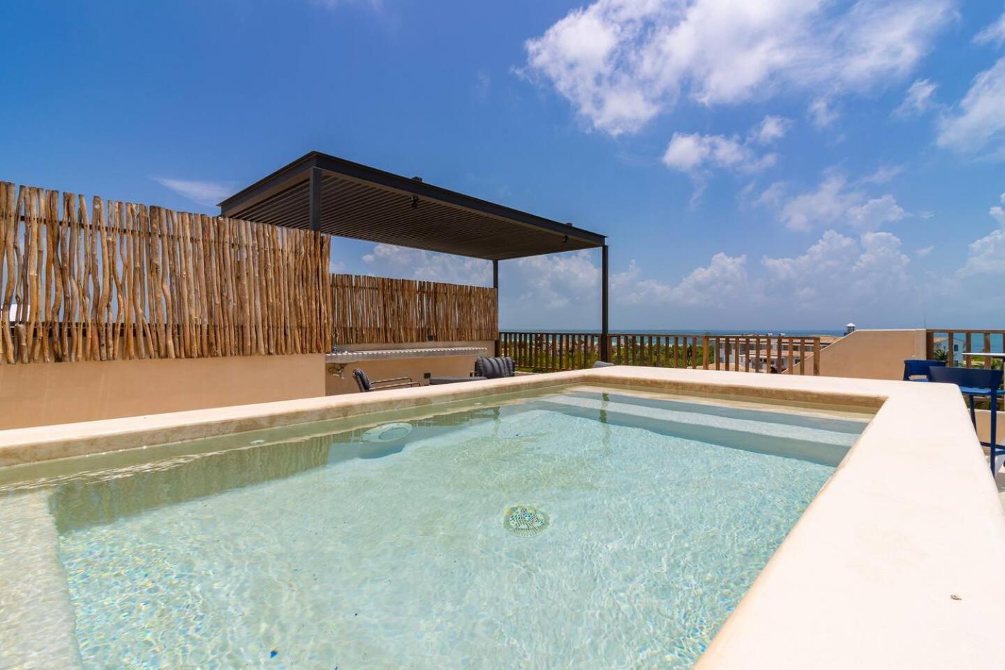 Penthouse Con Alberca Privada Y Hermosas Vistas Al Mar - A301 جزيرة هول بوكس المظهر الخارجي الصورة