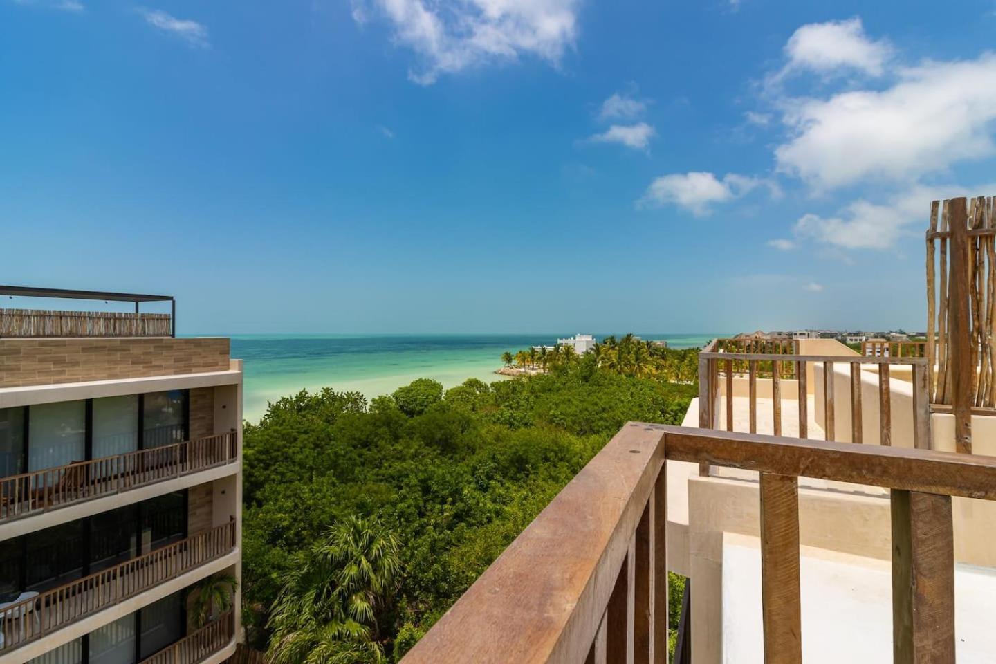 Penthouse Con Alberca Privada Y Hermosas Vistas Al Mar - A301 جزيرة هول بوكس المظهر الخارجي الصورة