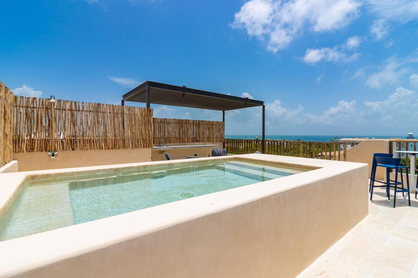 Penthouse Con Alberca Privada Y Hermosas Vistas Al Mar - A301 جزيرة هول بوكس المظهر الخارجي الصورة
