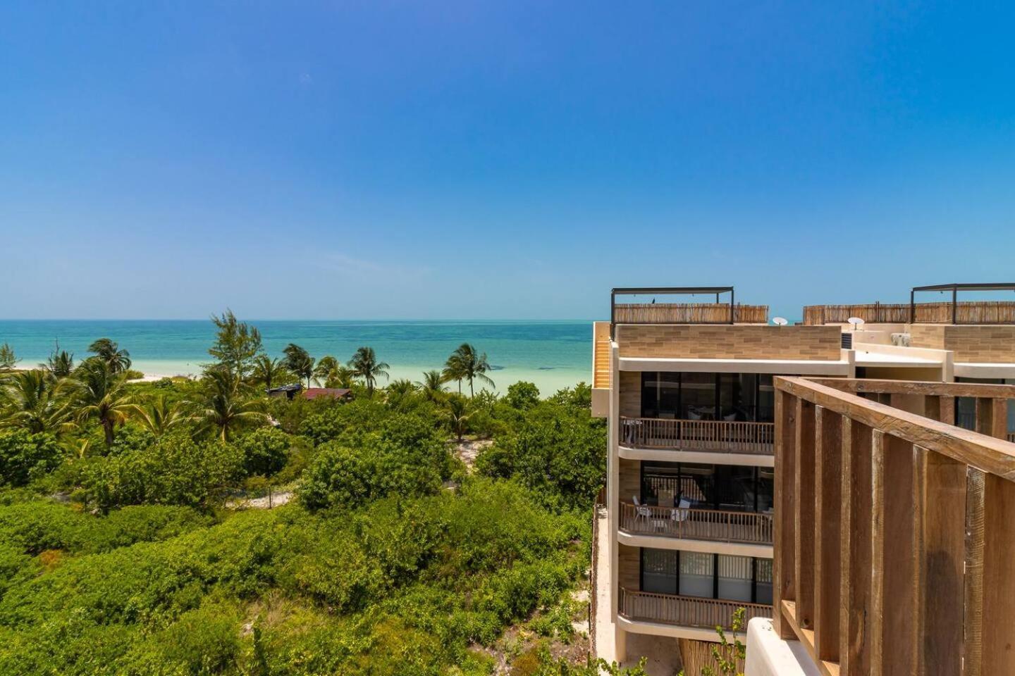 Penthouse Con Alberca Privada Y Hermosas Vistas Al Mar - A301 جزيرة هول بوكس المظهر الخارجي الصورة