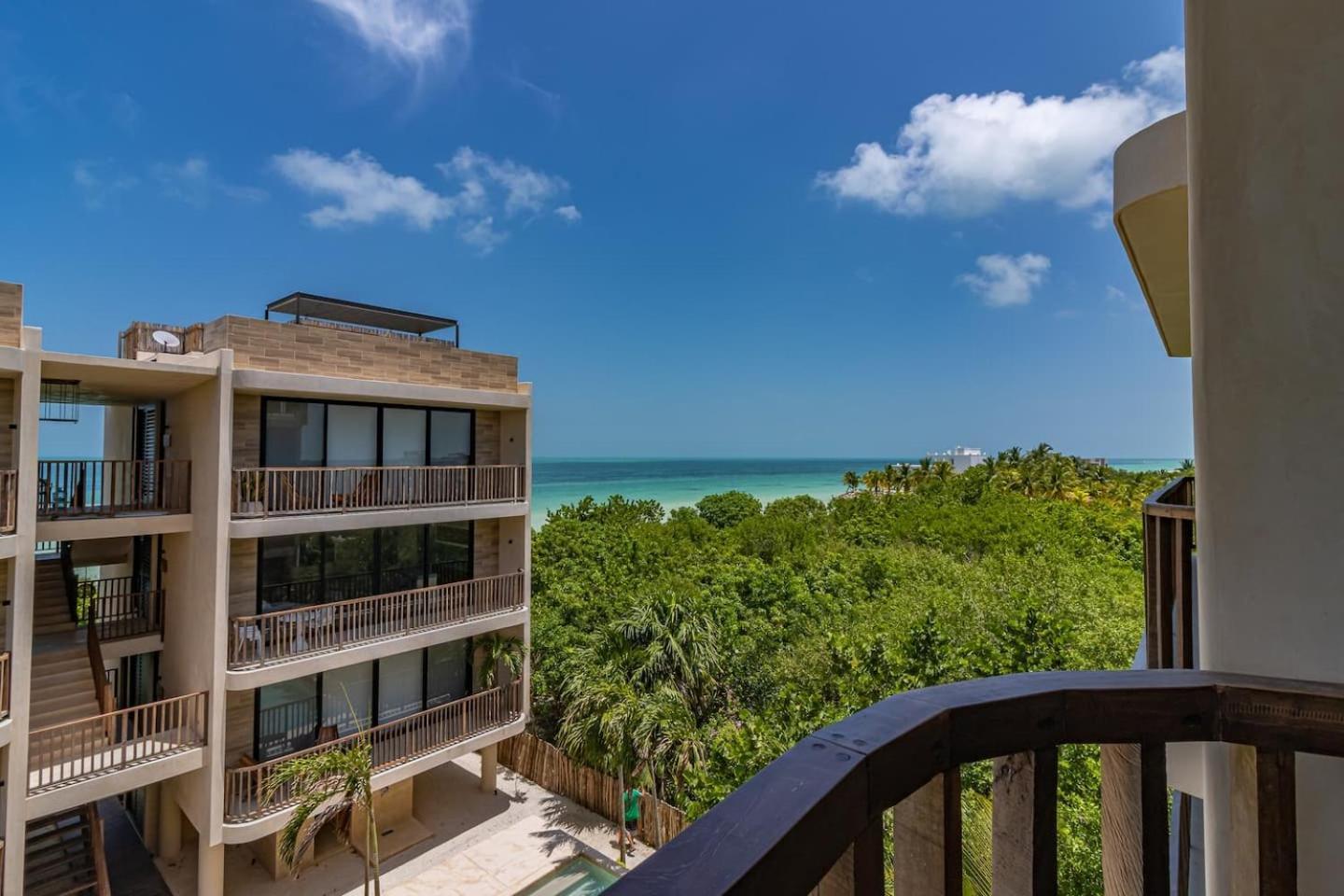 Penthouse Con Alberca Privada Y Hermosas Vistas Al Mar - A301 جزيرة هول بوكس المظهر الخارجي الصورة