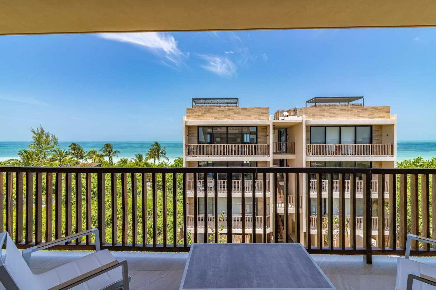 Penthouse Con Alberca Privada Y Hermosas Vistas Al Mar - A301 جزيرة هول بوكس المظهر الخارجي الصورة