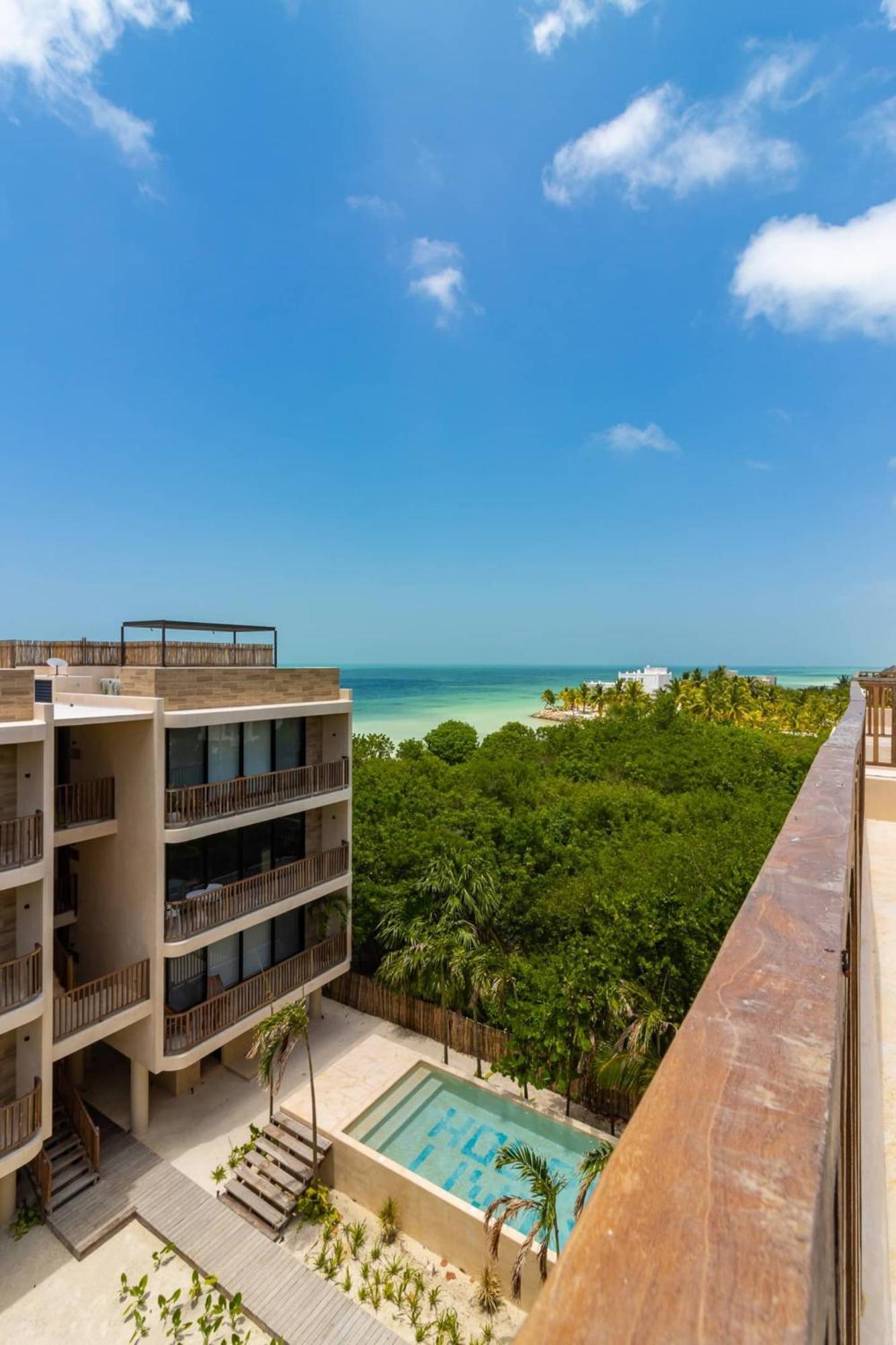 Penthouse Con Alberca Privada Y Hermosas Vistas Al Mar - A301 جزيرة هول بوكس المظهر الخارجي الصورة